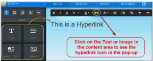 How to Create HyperlinksAnchor in Weebly Site