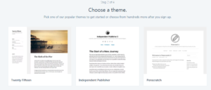 Choose a wordpress theme