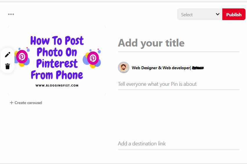How To Post Something On Pinterest On iPhone